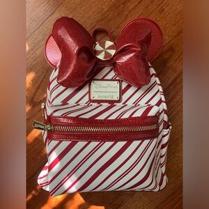 Disney Parks Peppermint Loungefly Mini Backpack